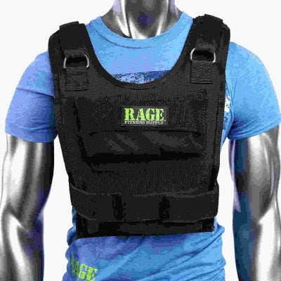 Rage Fitness Adjustable Weighted Fitness Training Vest 1