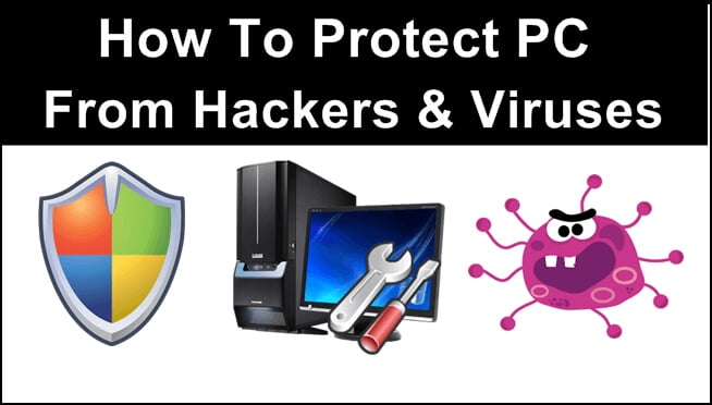 Secure computer from hackers and viruses