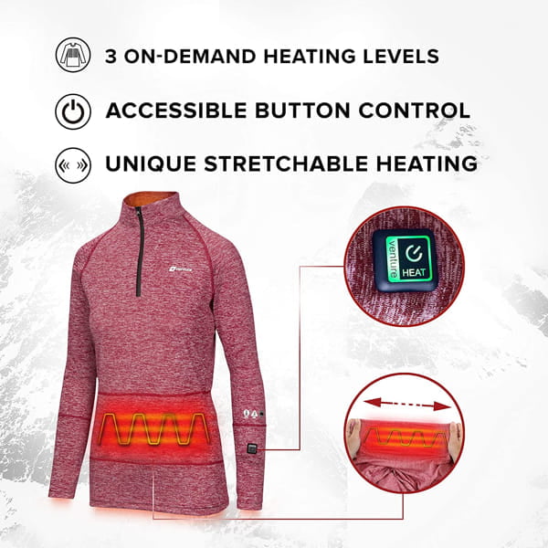 Venture Heat Womens Heated Shirt 1