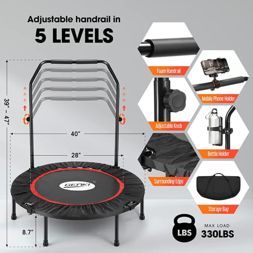 exercise trampoline for adults 1