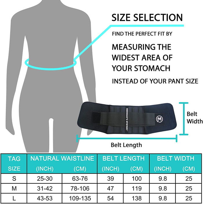 waist trainer belt by your size