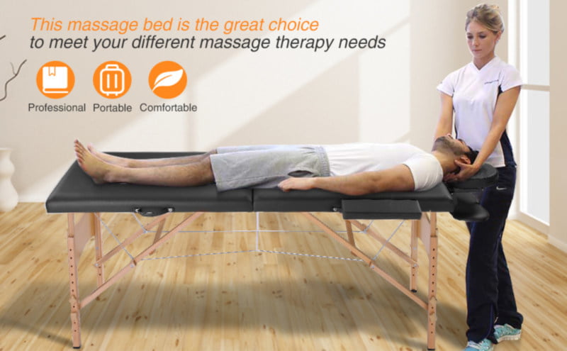 Bonrcea Reinforce Portable Massage Table 2
