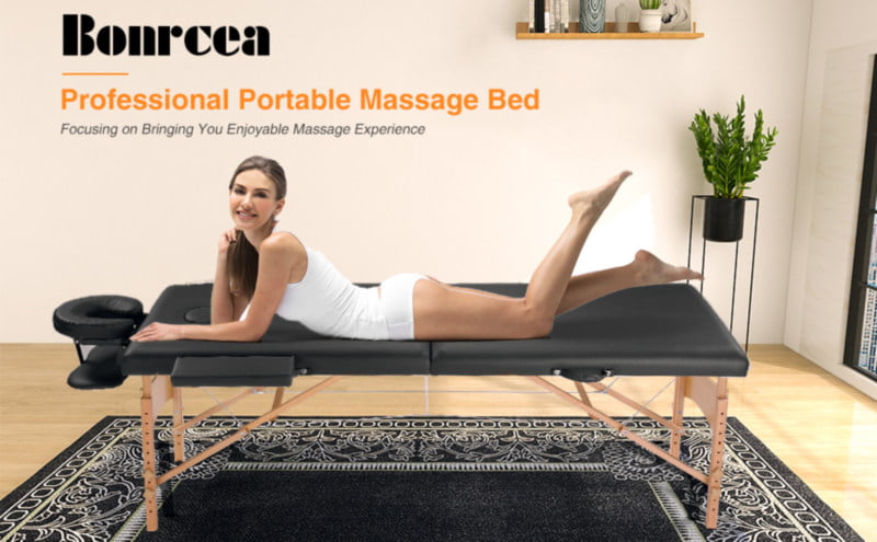 Bonrcea Reinforce Portable Massage Table
