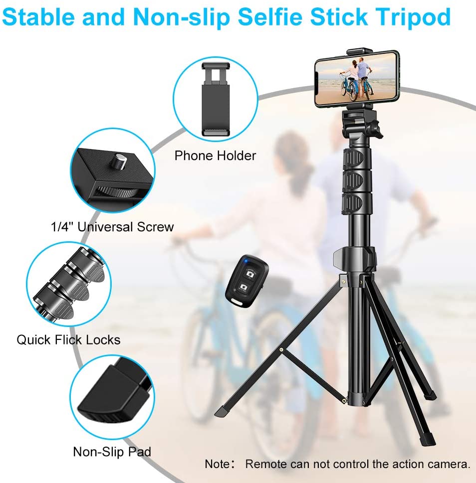 Selfie Stick and Phone Tripod 2