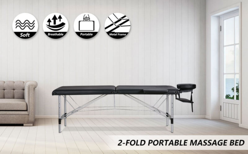 Two Fold Aluminum Frame Massage Table