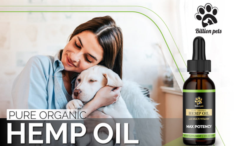 Billion Pets Hemp Oil for Dogs and Cats